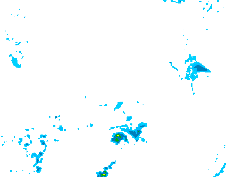 GDPS precipitation 084 hour forecast chart for Canada based on 2026/04/09 0000Z data