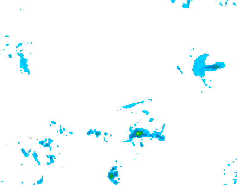 GDPS precipitation 090 hour forecast chart for Canada based on 2026/04/09 0000Z data