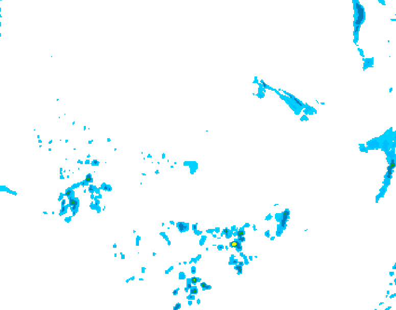 GDPS precipitation 144 hour forecast chart for Canada based on 2026/04/09 0000Z data