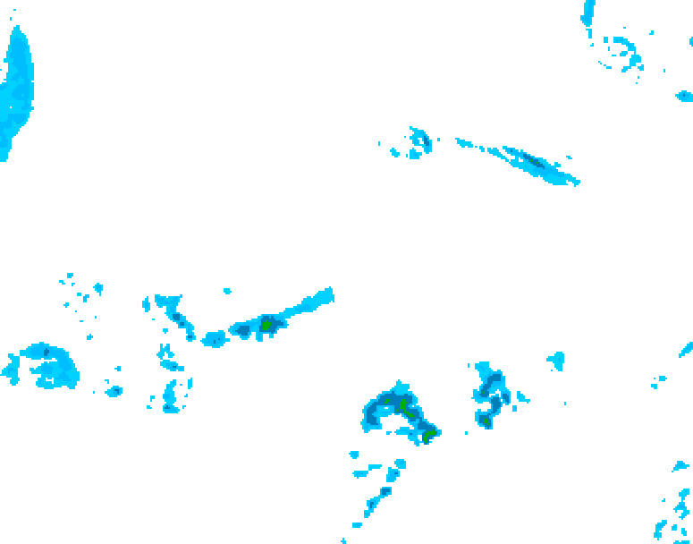 GDPS precipitation 156 hour forecast chart for Canada based on 2026/04/09 0000Z data