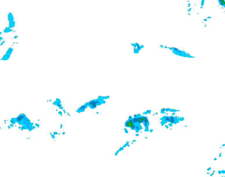 GDPS precipitation 162 hour forecast chart for Canada based on 2026/04/09 0000Z data