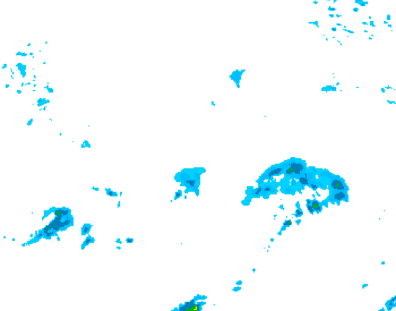 GDPS precipitation 174 hour forecast chart for Canada based on 2026/04/09 0000Z data