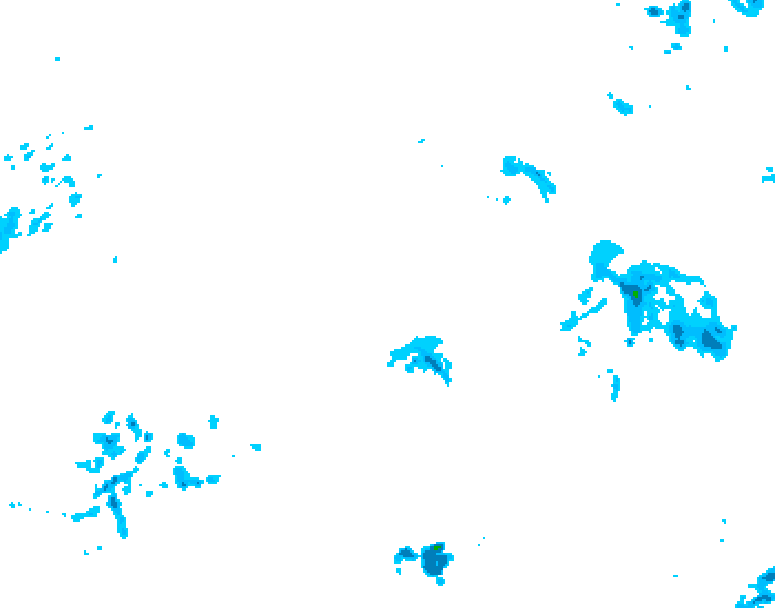 GDPS precipitation 186 hour forecast chart for Canada based on 2026/04/09 0000Z data