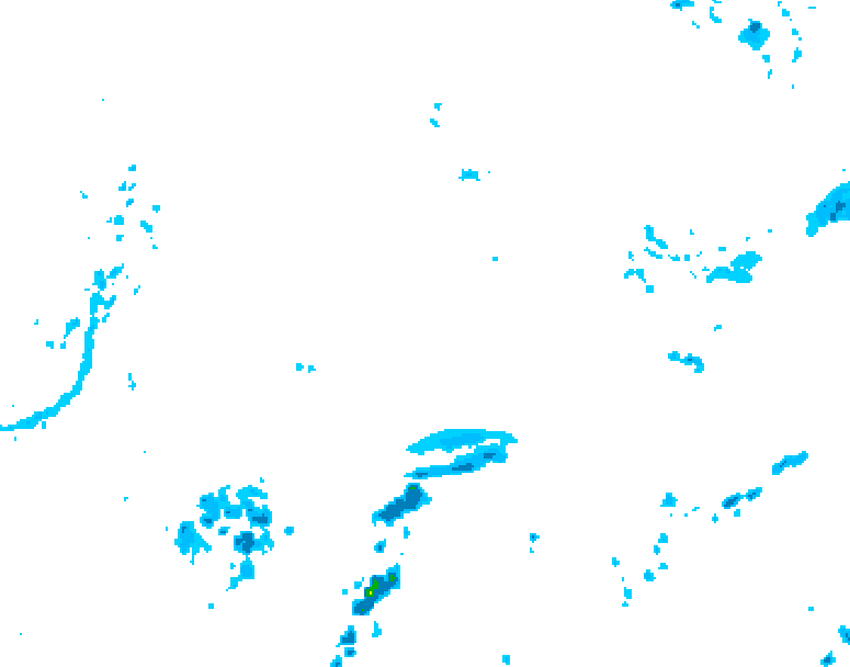 GDPS precipitation 216 hour forecast chart for Canada based on 2026/04/09 0000Z data