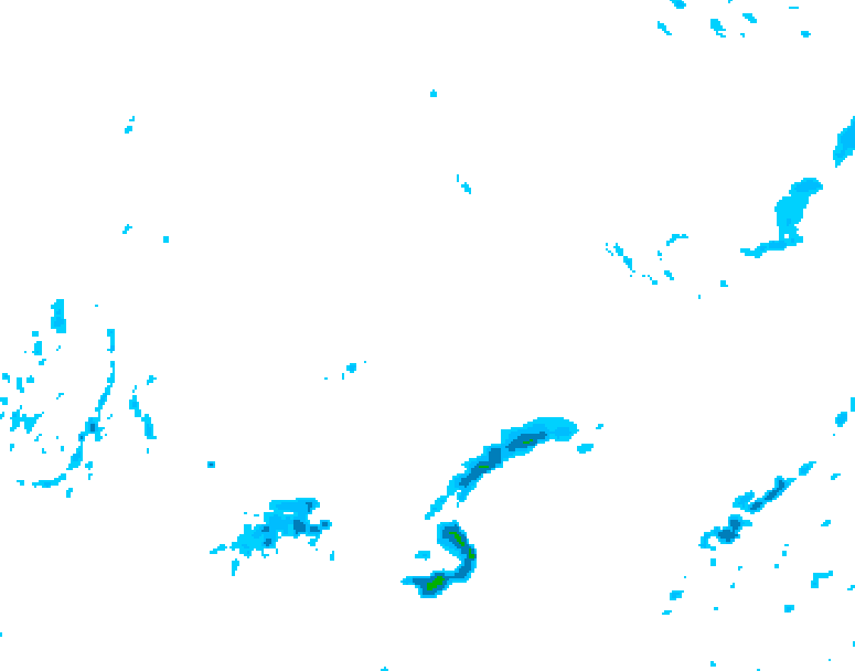 GDPS precipitation 228 hour forecast chart for Canada based on 2026/04/09 0000Z data