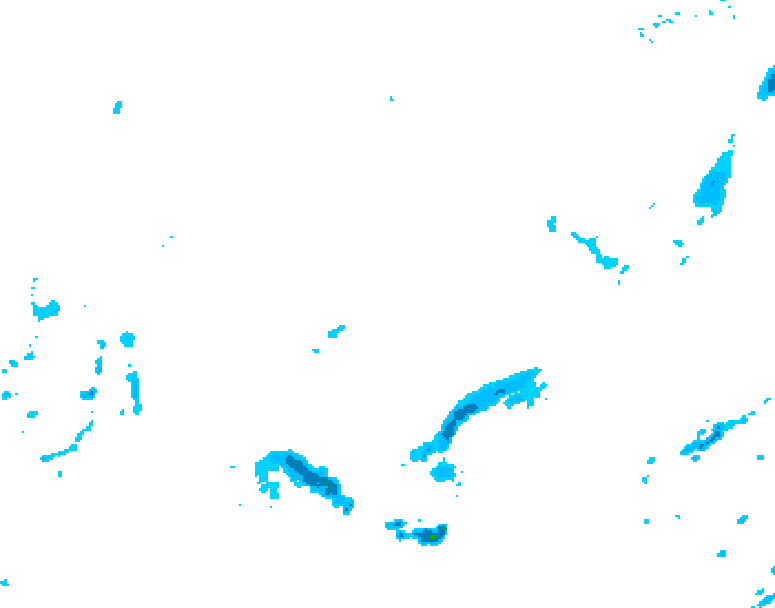 GDPS precipitation 234 hour forecast chart for Canada based on 2026/04/09 0000Z data
