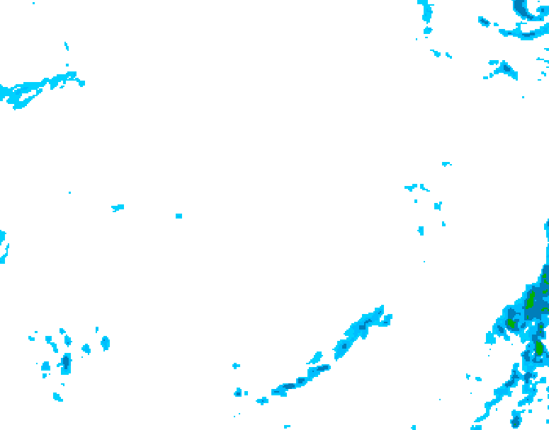 GDPS precipitation 024 hour forecast chart for Canada based on 2026/04/09 1200Z data