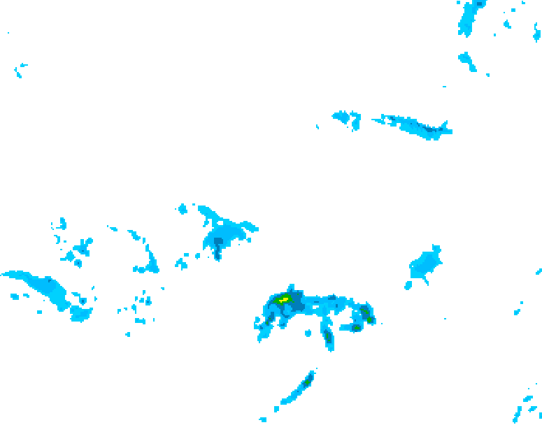 GDPS precipitation 144 hour forecast chart for Canada based on 2026/04/09 1200Z data