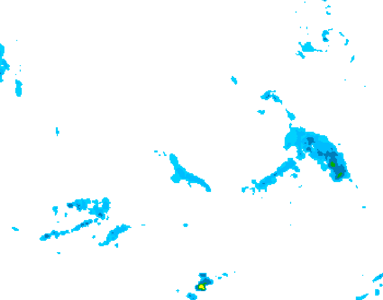 GDPS precipitation 168 hour forecast chart for Canada based on 2026/04/09 1200Z data