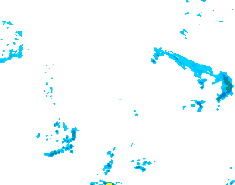 GDPS precipitation 180 hour forecast chart for Canada based on 2026/04/09 1200Z data