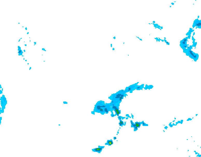 GDPS precipitation 216 hour forecast chart for Canada based on 2026/04/09 1200Z data