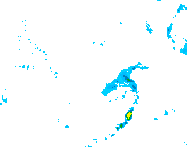 GDPS precipitation 228 hour forecast chart for Canada based on 2026/04/09 1200Z data