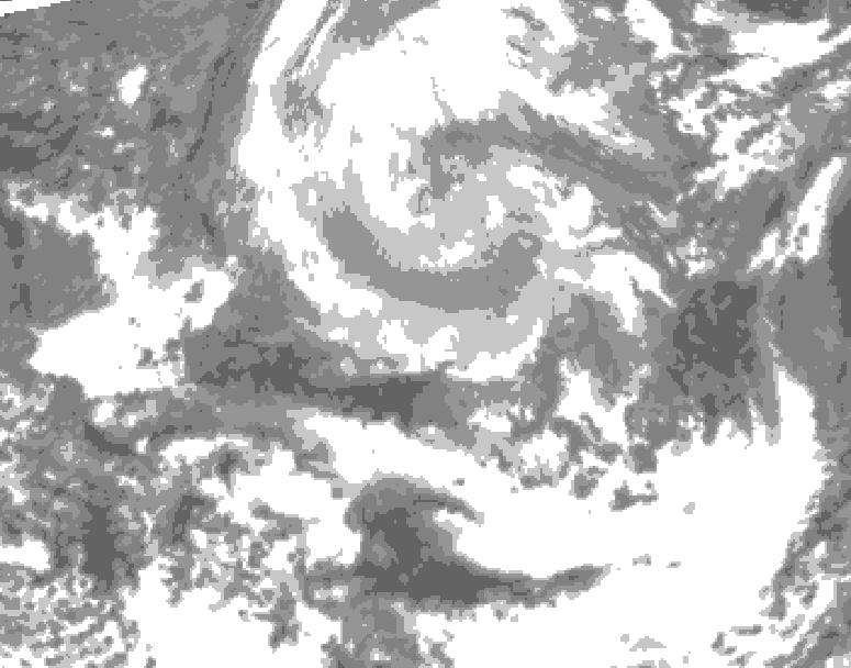 GDPS total cloud 066 hour forecast chart for Canada based on 2026/04/09 0000Z data