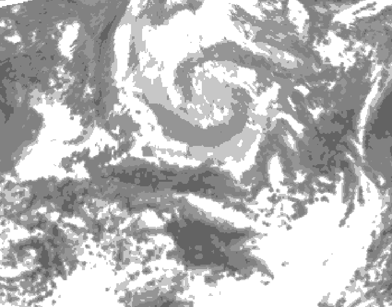 GDPS total cloud 060 hour forecast chart for Canada based on 2026/04/09 1200Z data