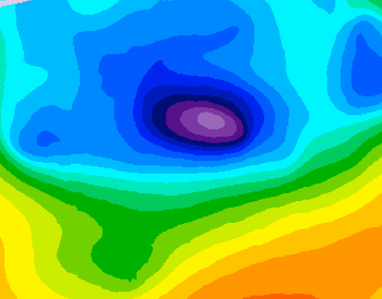 GDPS 500 millibar geopotential height 108 hour forecast chart for Canada based on 2026/04/10 0000Z data