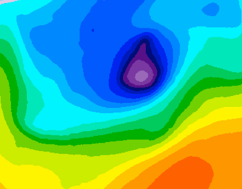 GDPS 500 millibar geopotential height 144 hour forecast chart for Canada based on 2026/04/10 0000Z data