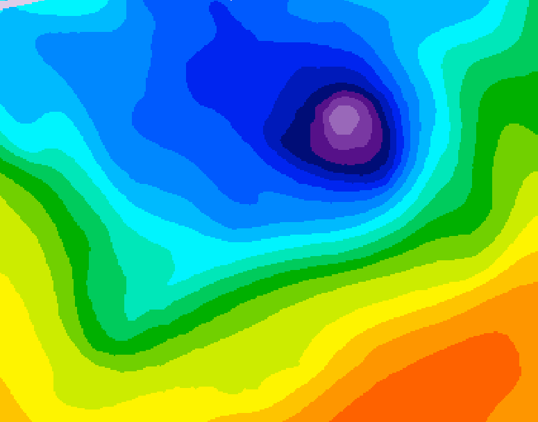 GDPS 500 millibar geopotential height 168 hour forecast chart for Canada based on 2026/04/10 0000Z data