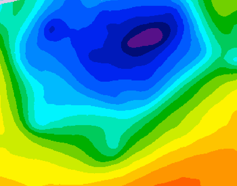 GDPS 500 millibar geopotential height 210 hour forecast chart for Canada based on 2026/04/10 0000Z data