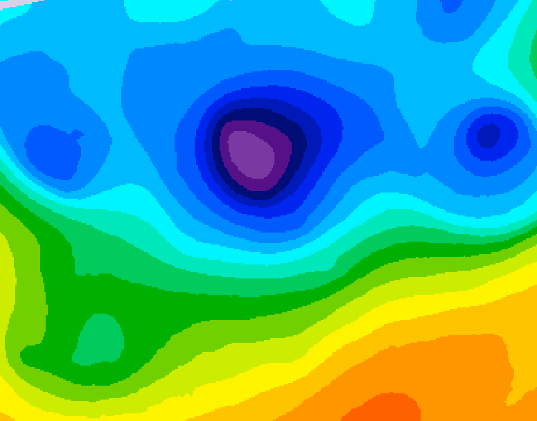 GDPS 500 millibar geopotential height 066 hour forecast chart for Canada based on 2026/04/10 1200Z data