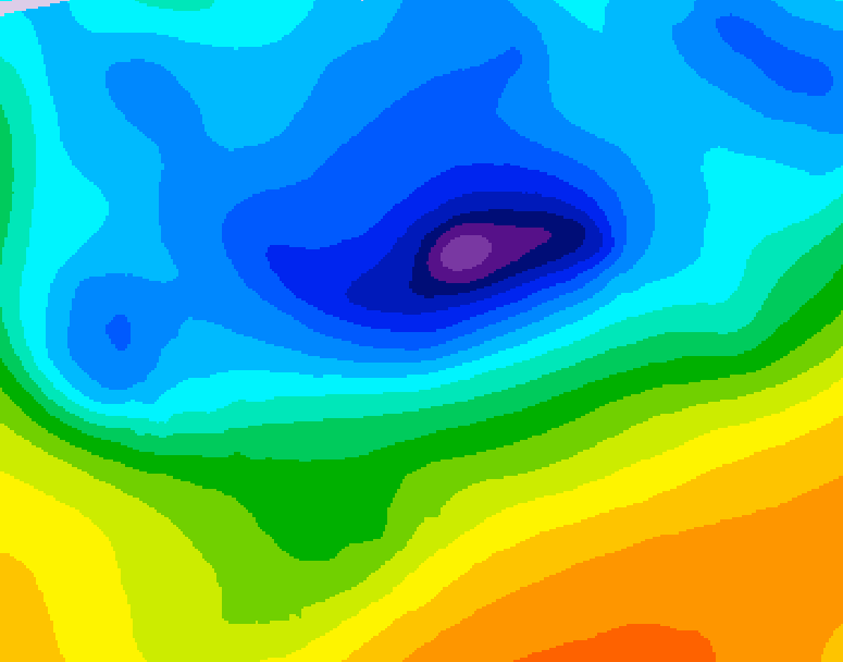 GDPS 500 millibar geopotential height 108 hour forecast chart for Canada based on 2026/04/10 1200Z data