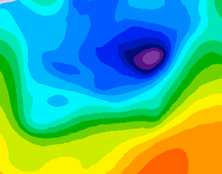 GDPS 500 millibar geopotential height 144 hour forecast chart for Canada based on 2026/04/10 1200Z data