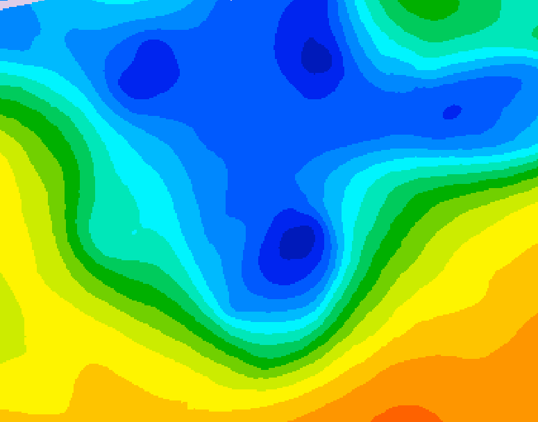 GDPS 500 millibar geopotential height 204 hour forecast chart for Canada based on 2026/04/10 1200Z data