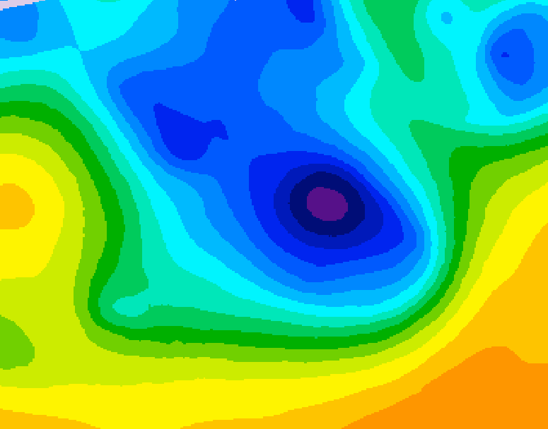 GDPS 500 millibar geopotential height 228 hour forecast chart for Canada based on 2026/04/10 1200Z data