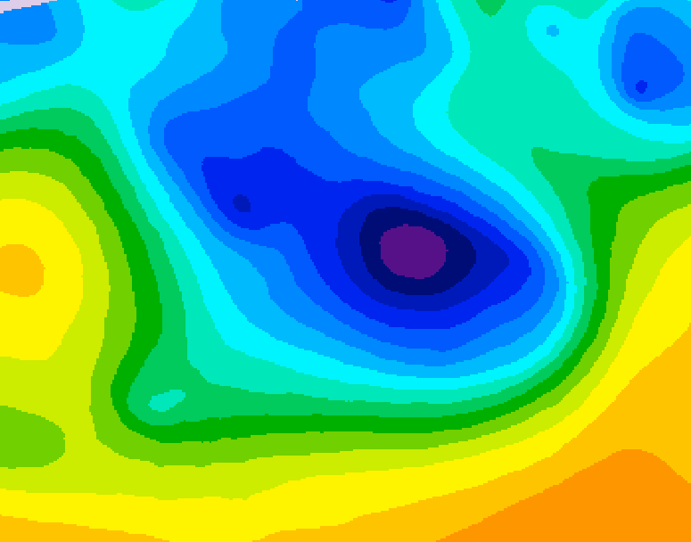 GDPS 500 millibar geopotential height 234 hour forecast chart for Canada based on 2026/04/10 1200Z data