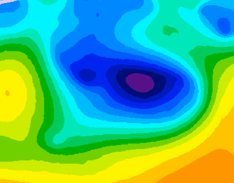 GDPS 500 millibar geopotential height 240 hour forecast chart for Canada based on 2026/04/10 1200Z data