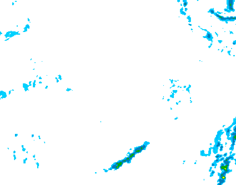 GDPS precipitation 006 hour forecast chart for Canada based on 2026/04/10 0000Z data