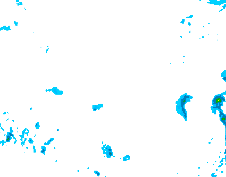 GDPS precipitation 036 hour forecast chart for Canada based on 2026/04/10 0000Z data