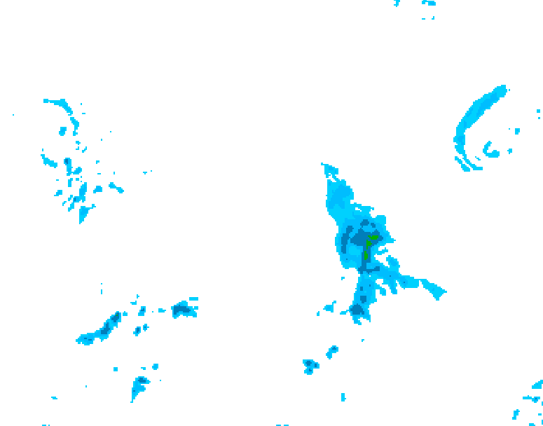 GDPS precipitation 084 hour forecast chart for Canada based on 2026/04/10 0000Z data
