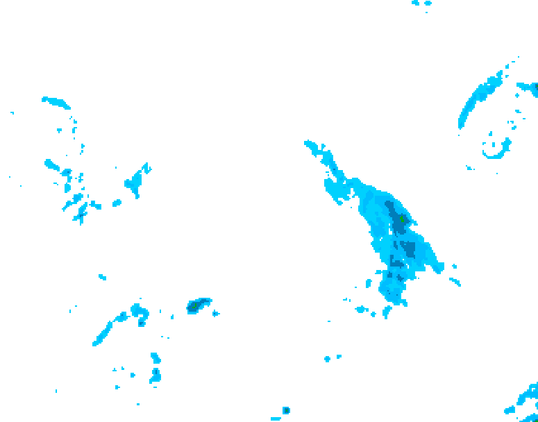 GDPS precipitation 090 hour forecast chart for Canada based on 2026/04/10 0000Z data