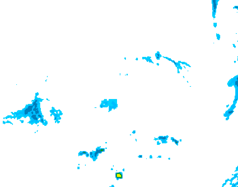 GDPS precipitation 114 hour forecast chart for Canada based on 2026/04/10 0000Z data