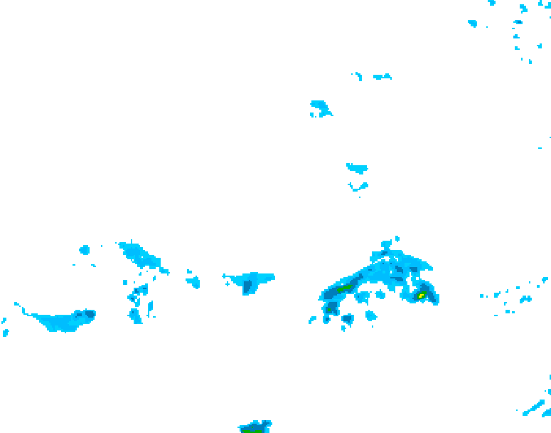 GDPS precipitation 138 hour forecast chart for Canada based on 2026/04/10 0000Z data
