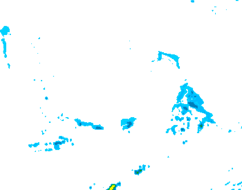 GDPS precipitation 150 hour forecast chart for Canada based on 2026/04/10 0000Z data