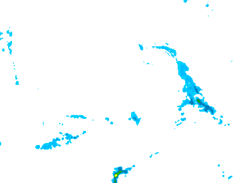 GDPS precipitation 156 hour forecast chart for Canada based on 2026/04/10 0000Z data