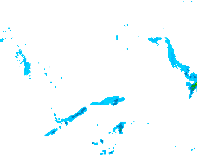 GDPS precipitation 174 hour forecast chart for Canada based on 2026/04/10 0000Z data