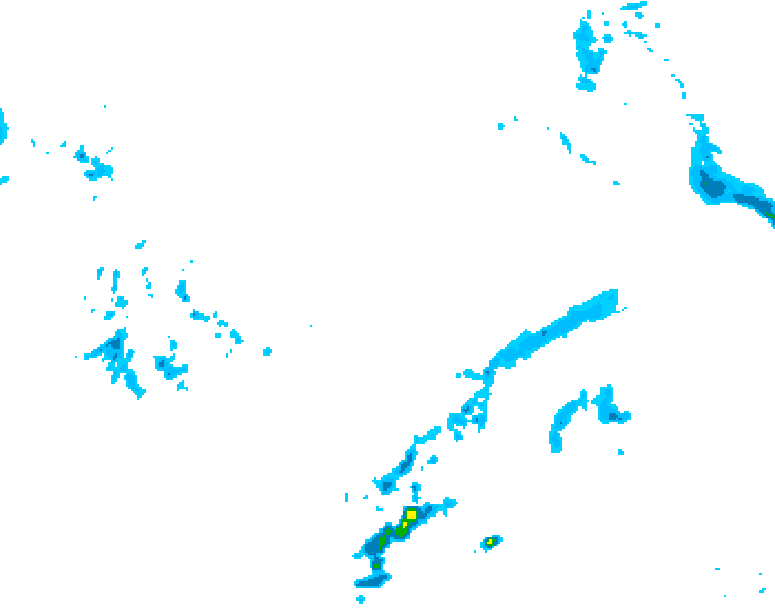 GDPS precipitation 198 hour forecast chart for Canada based on 2026/04/10 0000Z data