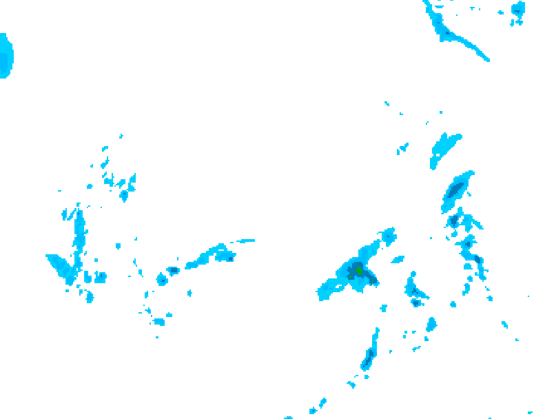 GDPS precipitation 228 hour forecast chart for Canada based on 2026/04/10 0000Z data