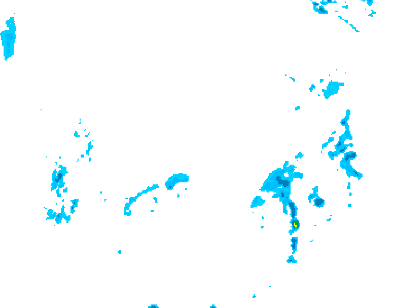 GDPS precipitation 234 hour forecast chart for Canada based on 2026/04/10 0000Z data