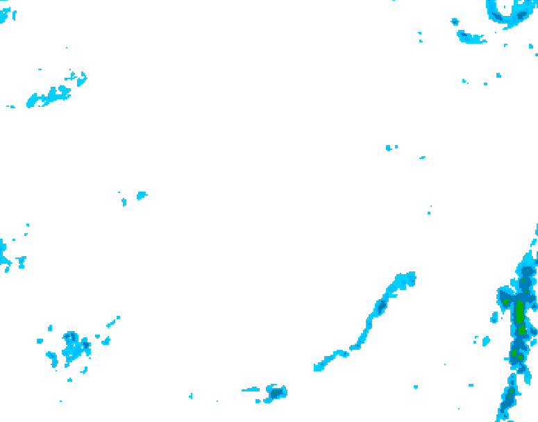 GDPS precipitation 006 hour forecast chart for Canada based on 2026/04/10 1200Z data