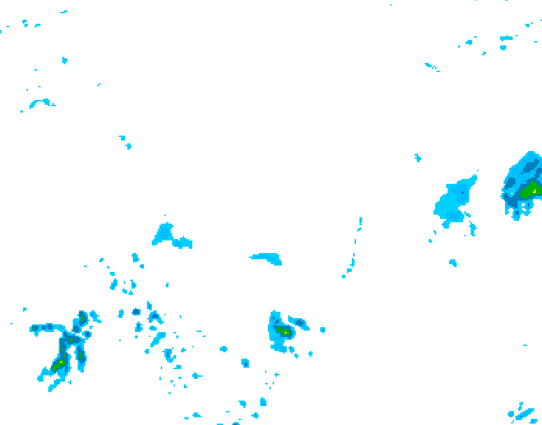 GDPS precipitation 036 hour forecast chart for Canada based on 2026/04/10 1200Z data