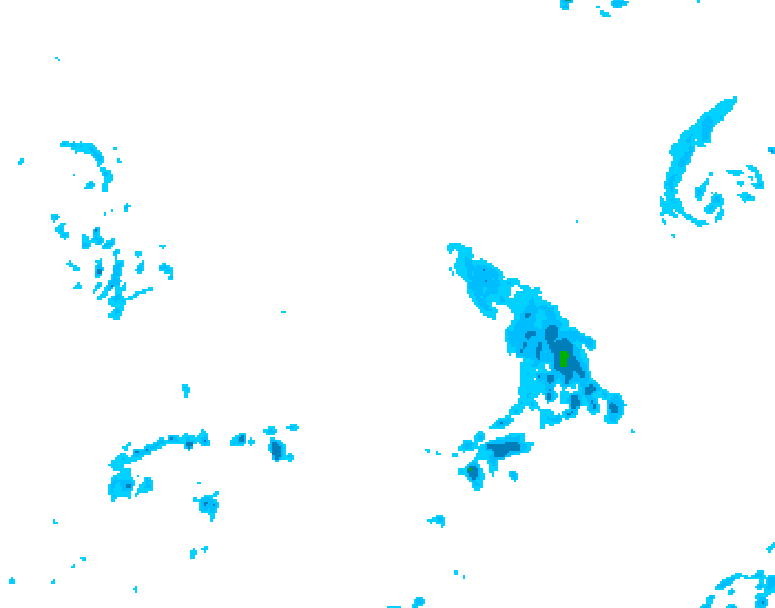 GDPS precipitation 072 hour forecast chart for Canada based on 2026/04/10 1200Z data