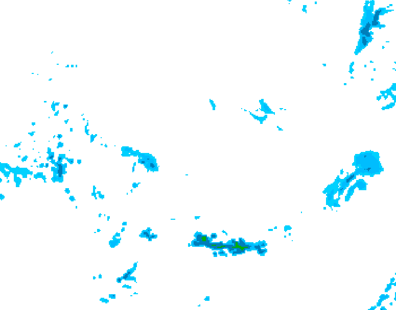 GDPS precipitation 090 hour forecast chart for Canada based on 2026/04/10 1200Z data