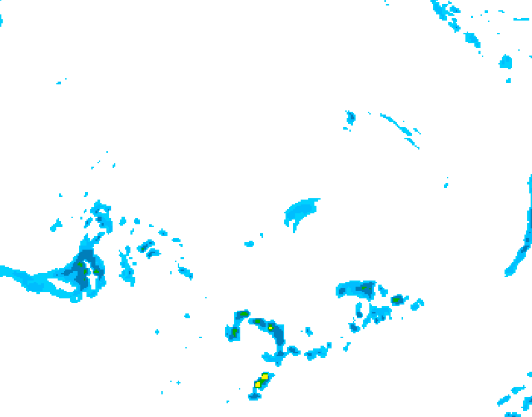 GDPS precipitation 108 hour forecast chart for Canada based on 2026/04/10 1200Z data
