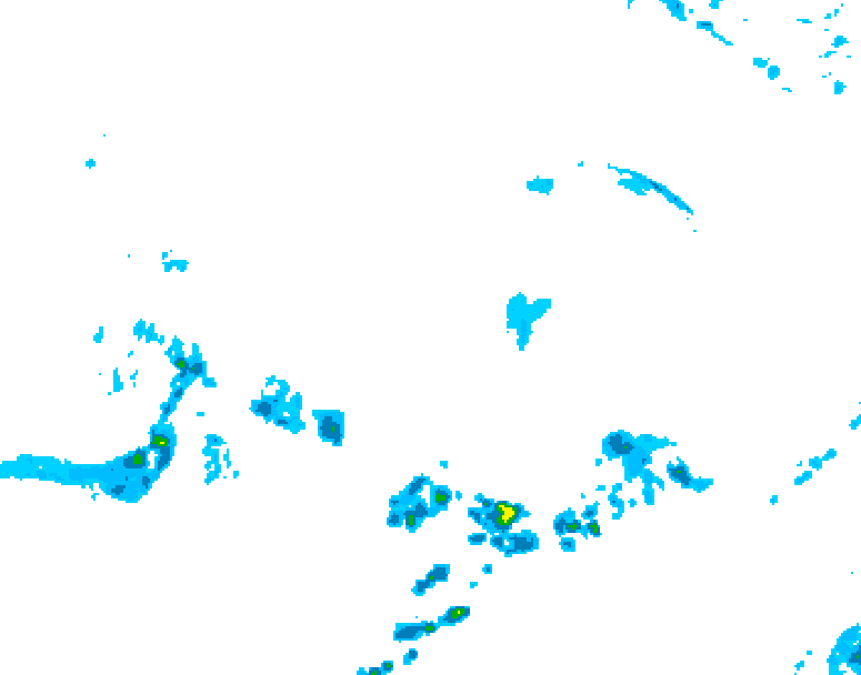 GDPS precipitation 114 hour forecast chart for Canada based on 2026/04/10 1200Z data