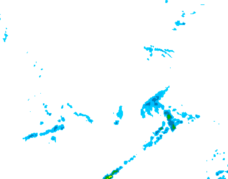 GDPS precipitation 138 hour forecast chart for Canada based on 2026/04/10 1200Z data