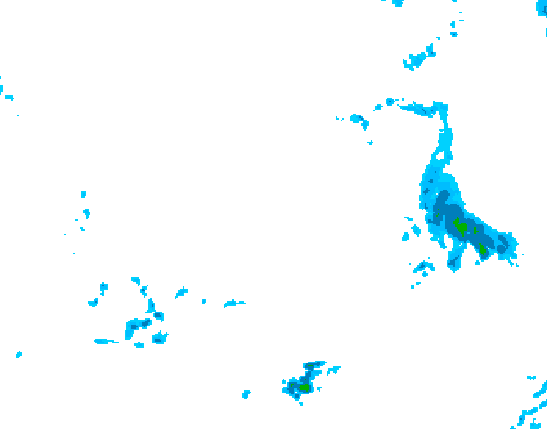 GDPS precipitation 150 hour forecast chart for Canada based on 2026/04/10 1200Z data