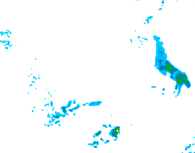 GDPS precipitation 156 hour forecast chart for Canada based on 2026/04/10 1200Z data